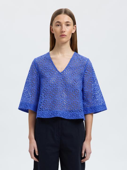 Immagine prodotto Selected Broderie Anglaise Crop Top (36)