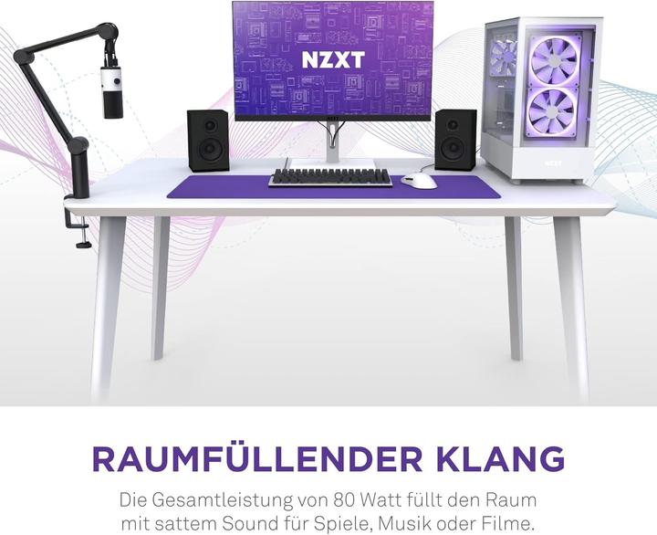 Produktbild NZXT Speakers 3" Black V2 EU Power cord AP-SPKB2-EU retail