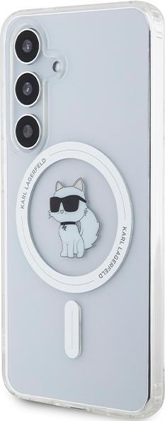 Produktbild Karl Lagerfeld KLHMS24SHFCCNOT S24 S921 przeźroczysty/transparent hardcase IML Choupette MagSafe (Samsung Galaxy S24)