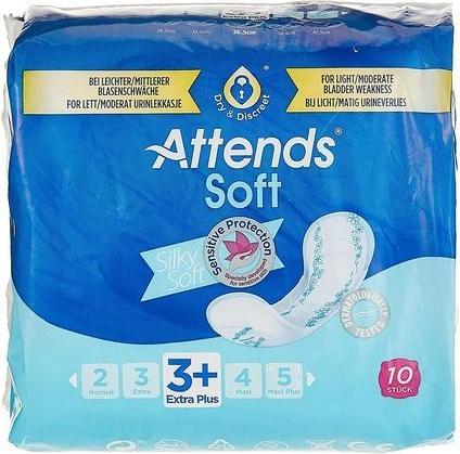 Actual product image Attends Soft 3+ extra plus, 10 pads (10 x)