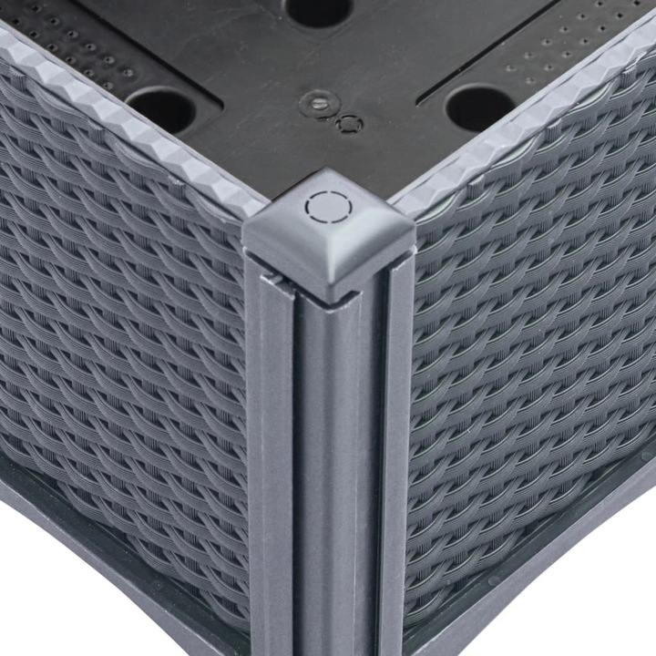 Actual product image VidaXL Planter with trellis PP