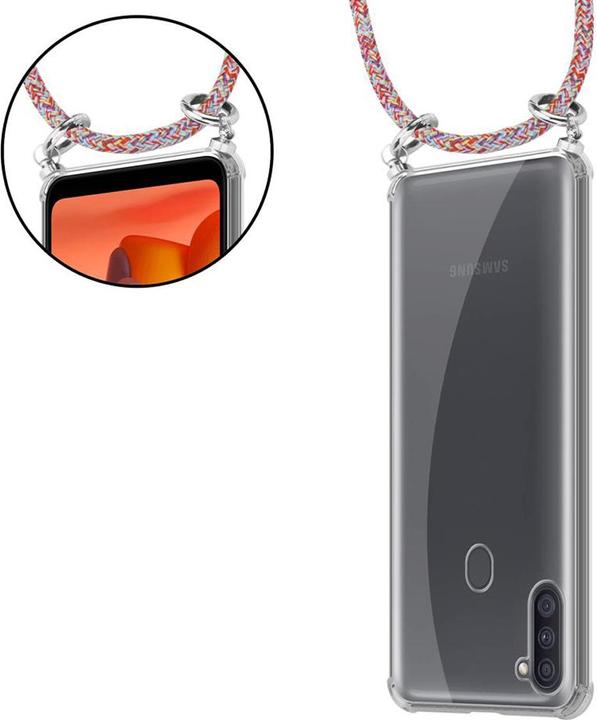 Produktbild Cadorabo TPU Handy Kette SILBER Cover