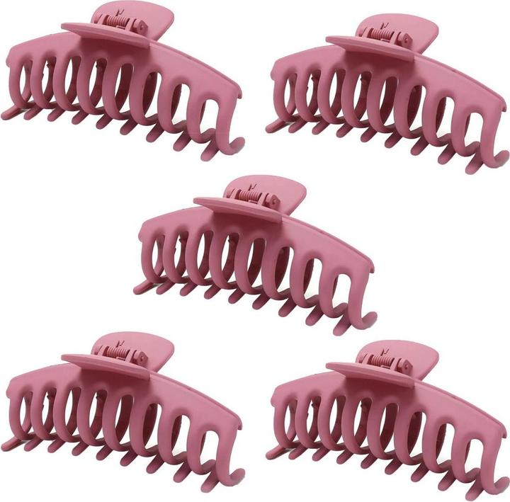 Image du produit JTI Pince à cheveux XL - rose - 5 pcs (5 pcs)