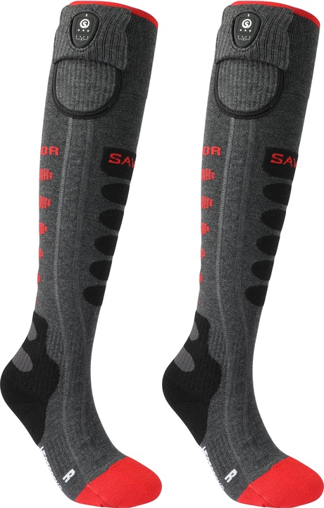 Immagine prodotto Savior Calze da sci riscaldate Dublino, con batteria ricaricabile (42 - 44)