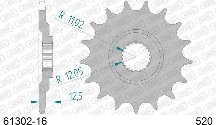 Produktbild Afam 520 16 dents (16)