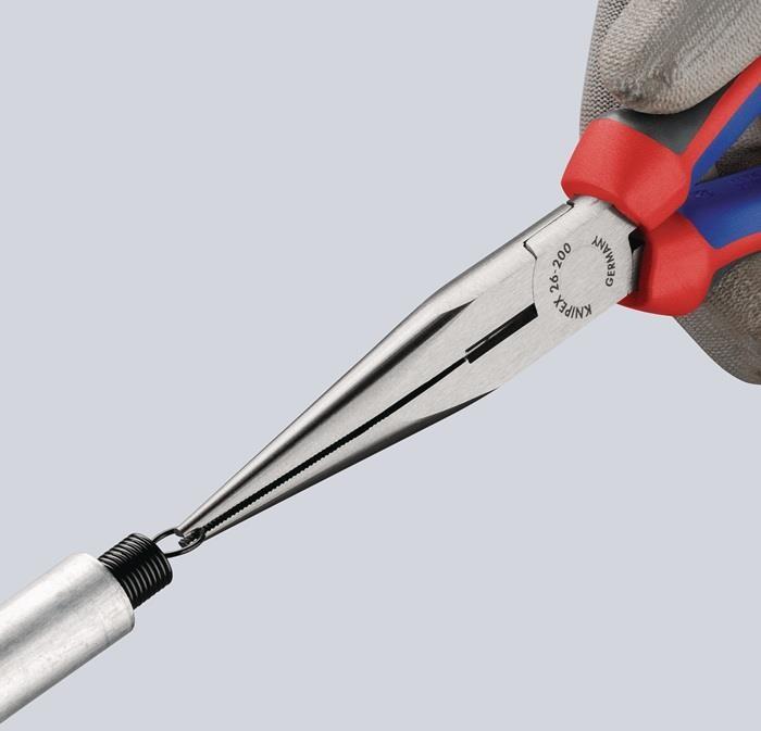 Produktbild Knipex Flachrundzange mit Schneide (200 mm)