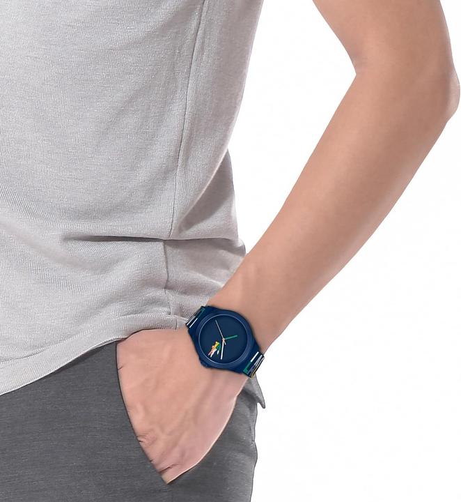 Image du produit Lacoste Analogue à quartz avec cadran et bracelet marine (Montre analogique, 42 mm)