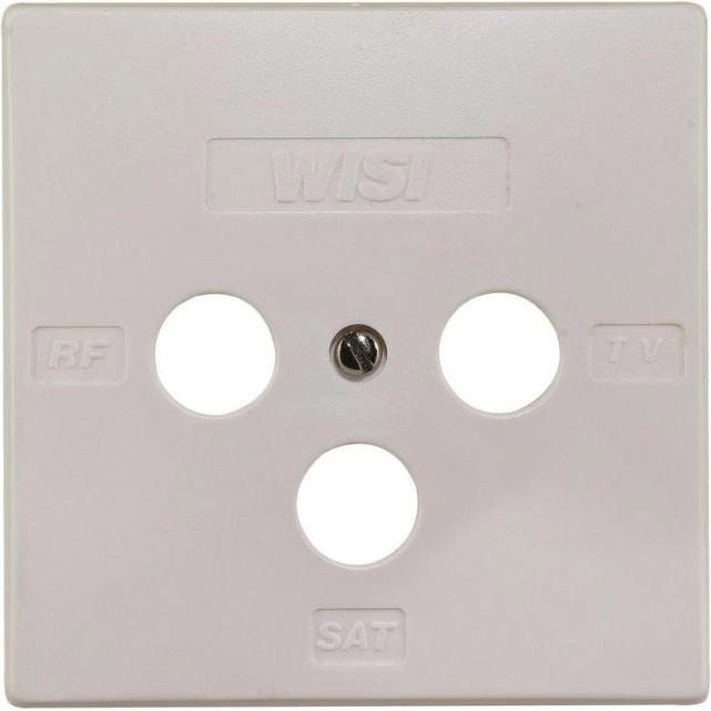 WISI DW 45 Weiss Schalterplatte & Steckdosenabdeckung