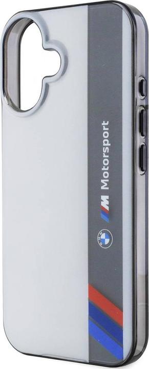 Image du produit BMW BMHCP16M23HTFEG iPhone 16 Plus 6.7" szary/grey hardcase Motosport IML Vertical Stripe (Apple iPhone 16 Plus)