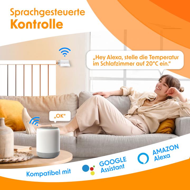 Actual product image Kesser Heizkörperthermostat mit Smart Home Steuerung