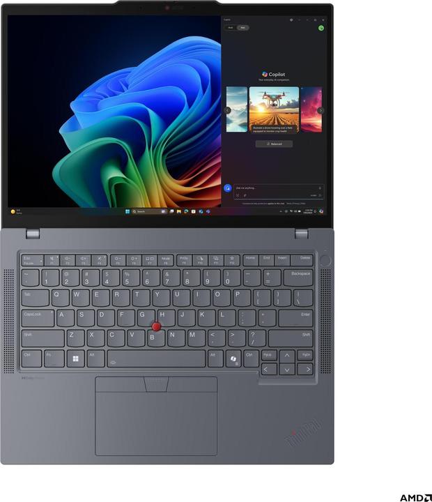 Produktbild Lenovo ThinkPad T14 Gen 6 (AMD) Copilot+ PC (14", 256 GB, 16 GB, Eng. Int.)