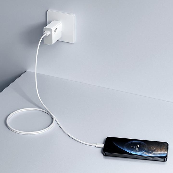 Productafbeelding Xiaomi Wall Charger USB-A MDY-15-EK + USB-C Kabel (90 W)