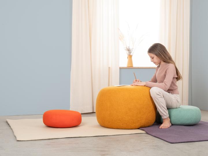 Actual product image Myfelt Colour Poufs Fine cushion