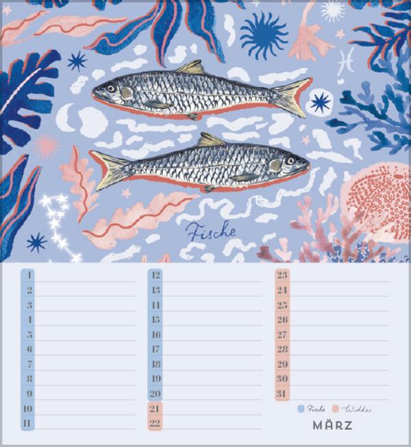 Produktbild Geburtstagskalender Sternzeichen