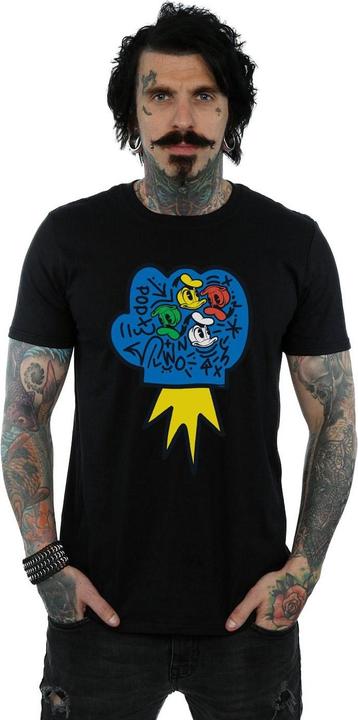 Actual product image Disney Mens Donald Duck Pop Fist T-Shirt (L)