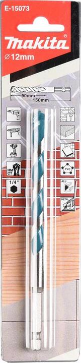 Actual product image Makita Multi drill 1/4" 12x150mm (12 mm)