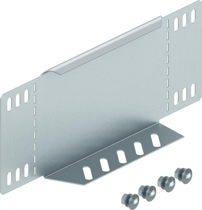 Image du produit OBO Bettermann OBO RWEB 160 FS Equerre de réduction/terminaison pour chemin de câbles 110x600, acier, FS (Trou de câble, 11 cm)