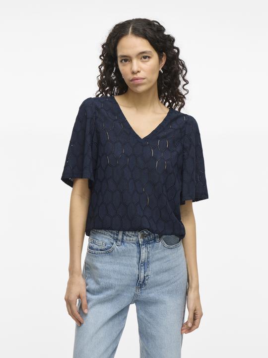 Produktbild Vila V-Ausschnitt Oberteil mit kurzen Ärmeln (S)