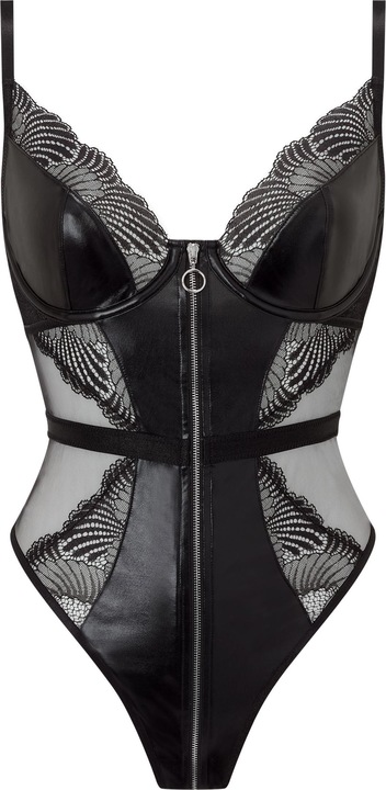Actual product image Ann Summers The Resiliant Crotchless Body - Black (S)