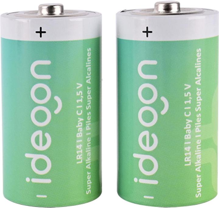 Produktbild Ideoon 2er-Set Premium Batterien Typ C Baby - LR14 Alkaline 1,5V - Langlebige Energiequelle (2 Stk., C)