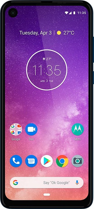 Produktbild Motorola One Vision (128 GB, Sapphire gradient, 6.30", Hybrid Dual SIM, 48 Mpx, 4G)