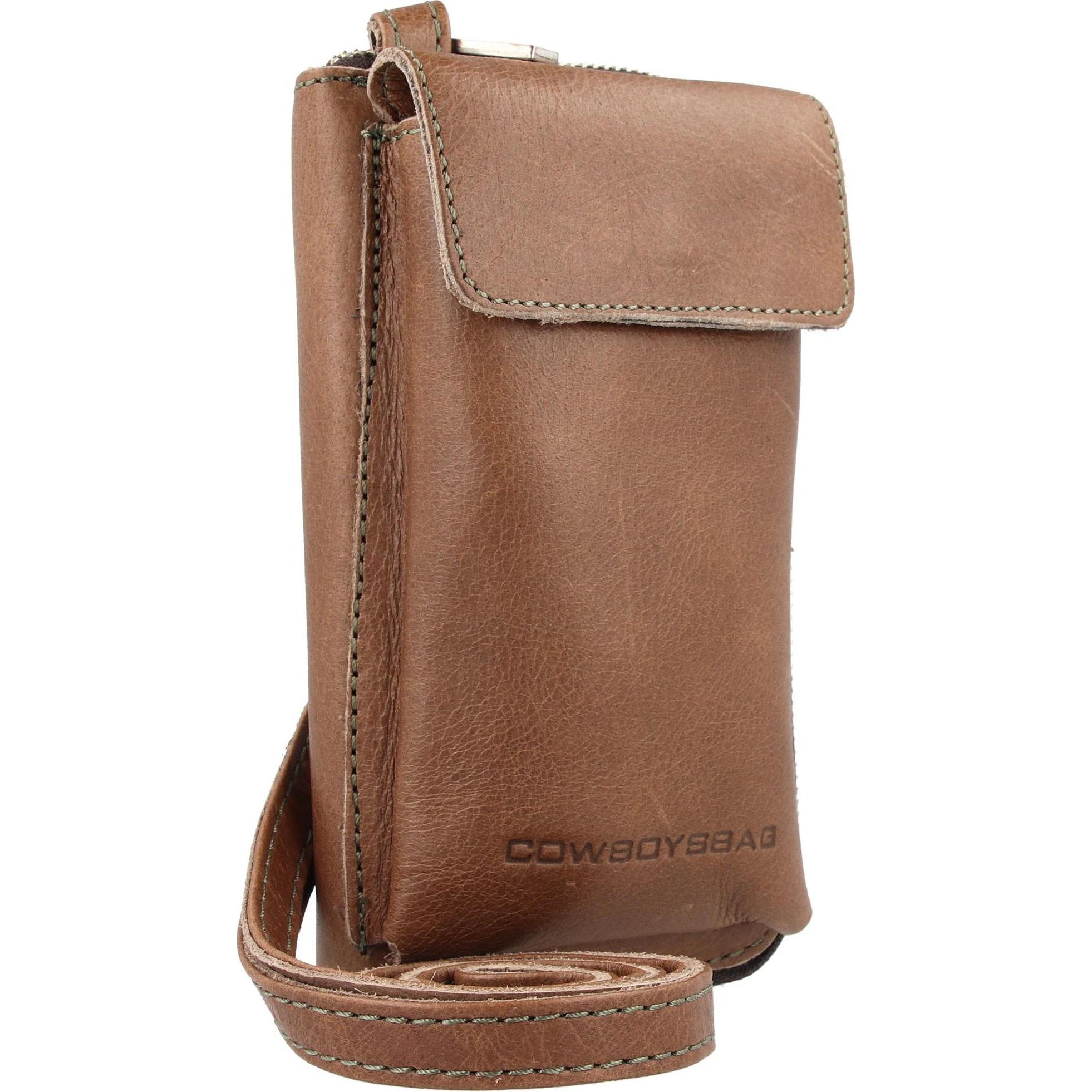 Thumbnail - Cowboysbag, Handtasche, Garston Handytasche Leder 9 cm, Grau