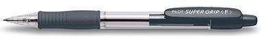 Immagine prodotto Pilot Biros Super Grip 0,3 mm F nero non documentabile Colore del cilindro: trasparente (Nero, 1x)