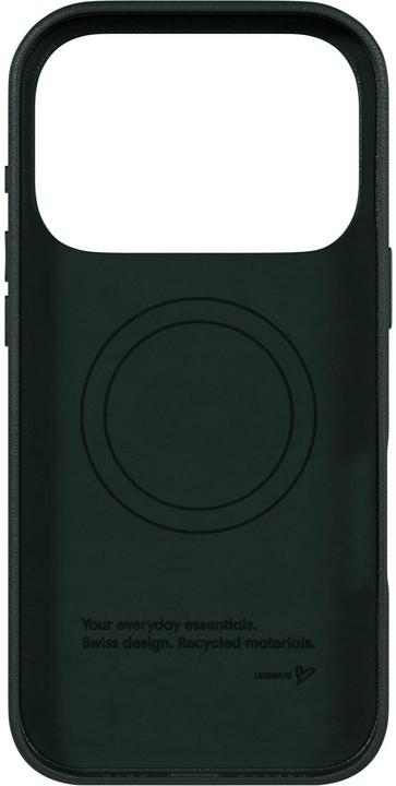 Produktbild Urbany's MagSafe Backcover aus veganem Leder Petrol (Apple iPhone 17 Pro)