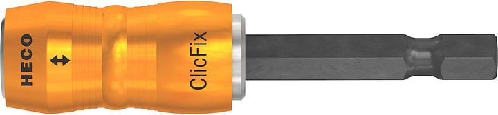 Heco ClicFix Schnellwechselhalter, magnetisch, mit Logo, Aluminium eloxiert, à 1 Stück im Blister