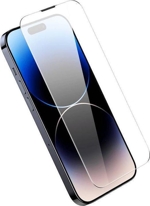 Actual product image Baseus Tempered Glass Corning for iPhone 14 Pro with built-in dust filter (Apple iPhone 14 Pro Max)