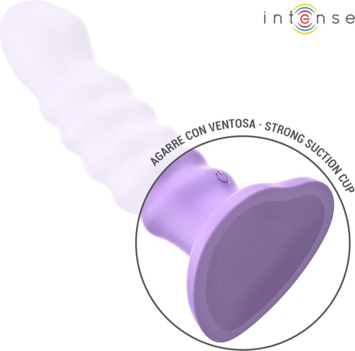 Immagine prodotto Intense Vibratore Brenda Taglia M Design A Spirale 10 Vibrazioni Viola Telecomando