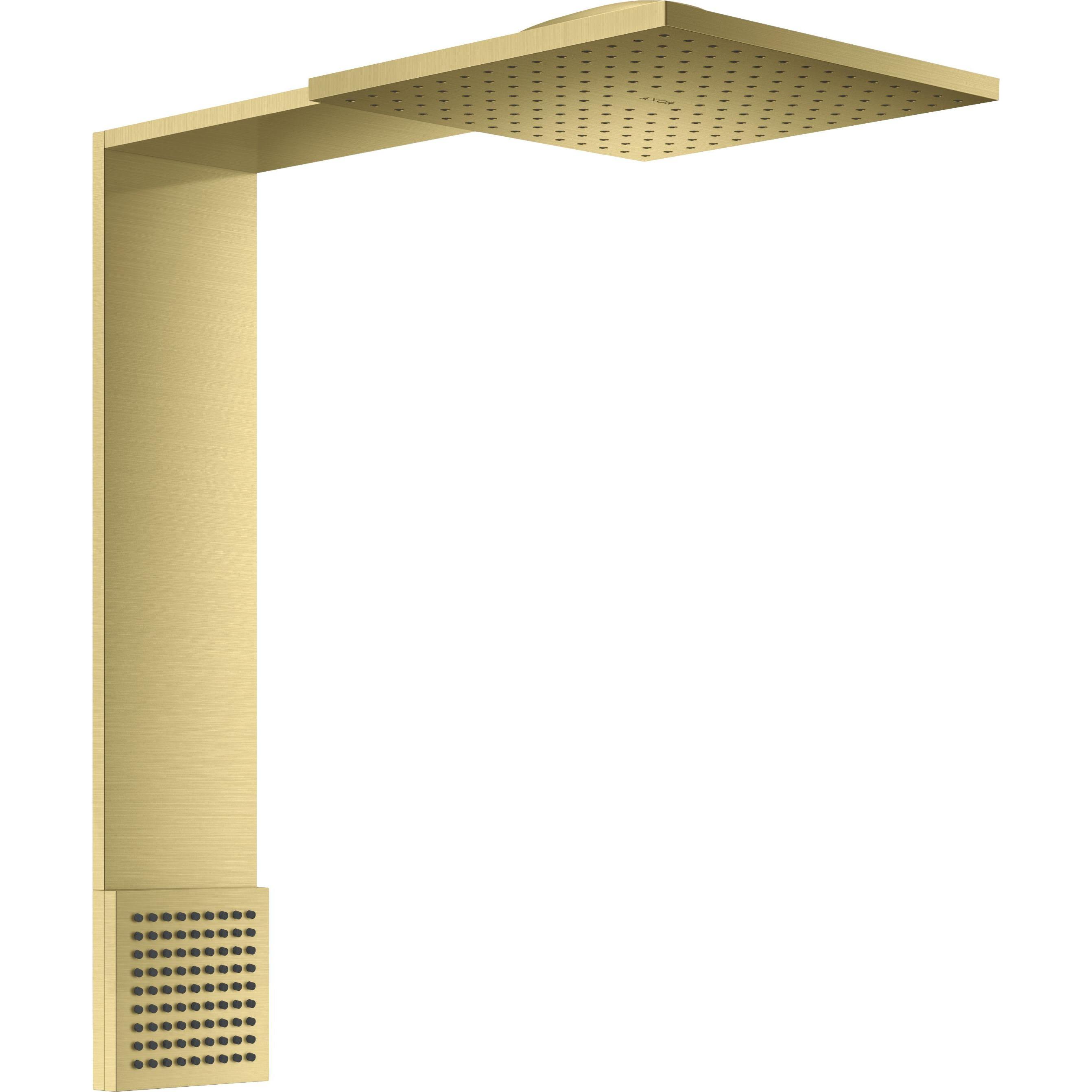 hansgrohe, Duschbrause, AXOR ShowerComposition Brausenmodul 250/250, 2jet, mit Schulterbrause, Ausladung 488mm, 12 (2 St...