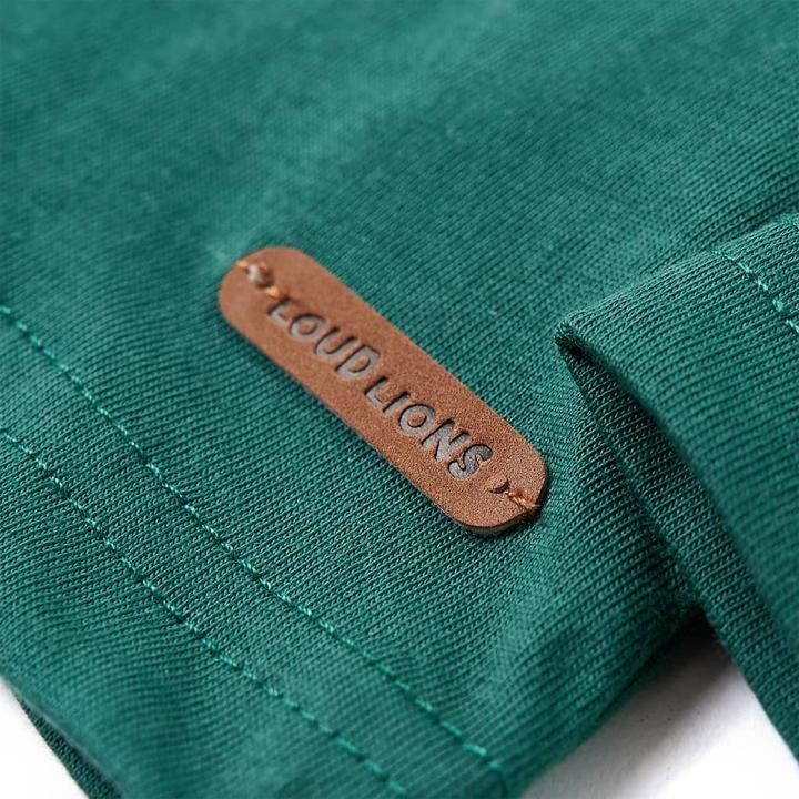 Produktbild VidaXL Kinder-Langarmshirt Grün 92,Material: 100 % Baumwolle,Farbe (92)