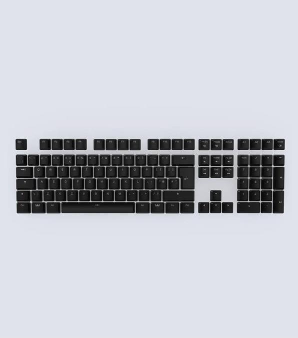 Wooting ABS Keycaps - UK (ISO) - Keycaps - Engelsk - UK - Sort