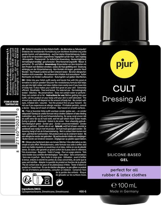 Produktbild Pjur Cult Latex Anziehhilfe (100 ml)