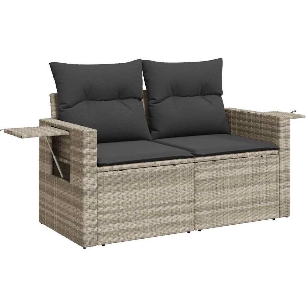 Thumbnail - VidaXL, Gartenlounge, 10-tlg. Garten-Lounge-Set mit Kissen