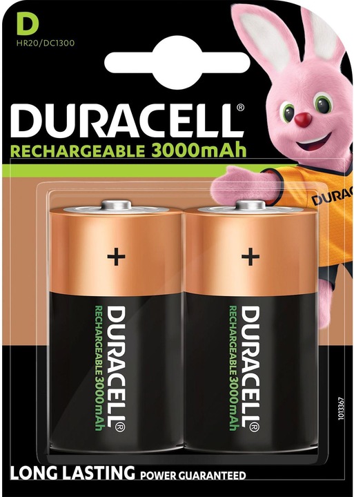 Actual product image Duracell Recharge Ultra (2 pcs., D, 2200 mAh)