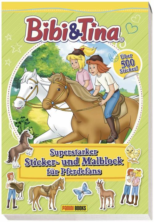 Immagine prodotto Panini Bibi & Tina: sticker e blocco da colorare super resistenti per gli appassionati di cavalli
