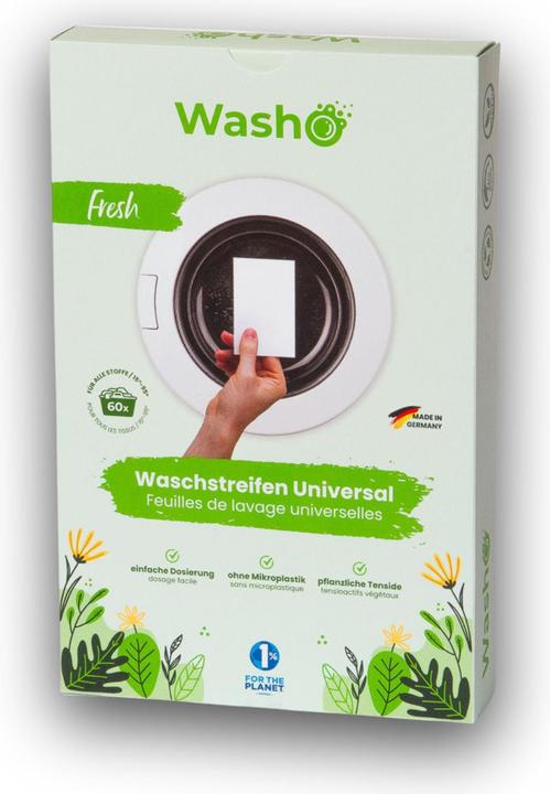 Image du produit Washo Bande de lavage (60 Cycles de lavage, Linge de toilette)