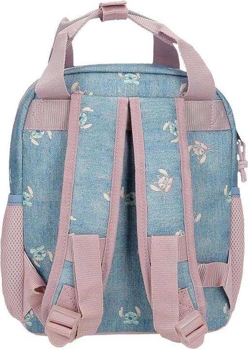 Actual product image Backpack front pocket with "You Are Magical" stitch.