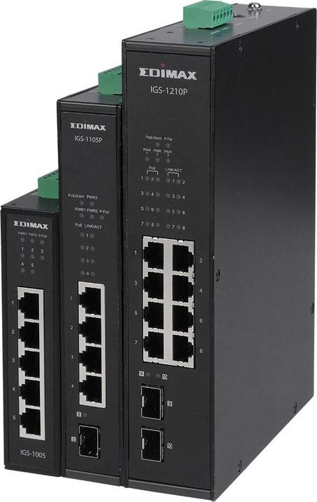 Actual product image Edimax Pro Rail Switch IGS-1005 5 Port (5 ports)