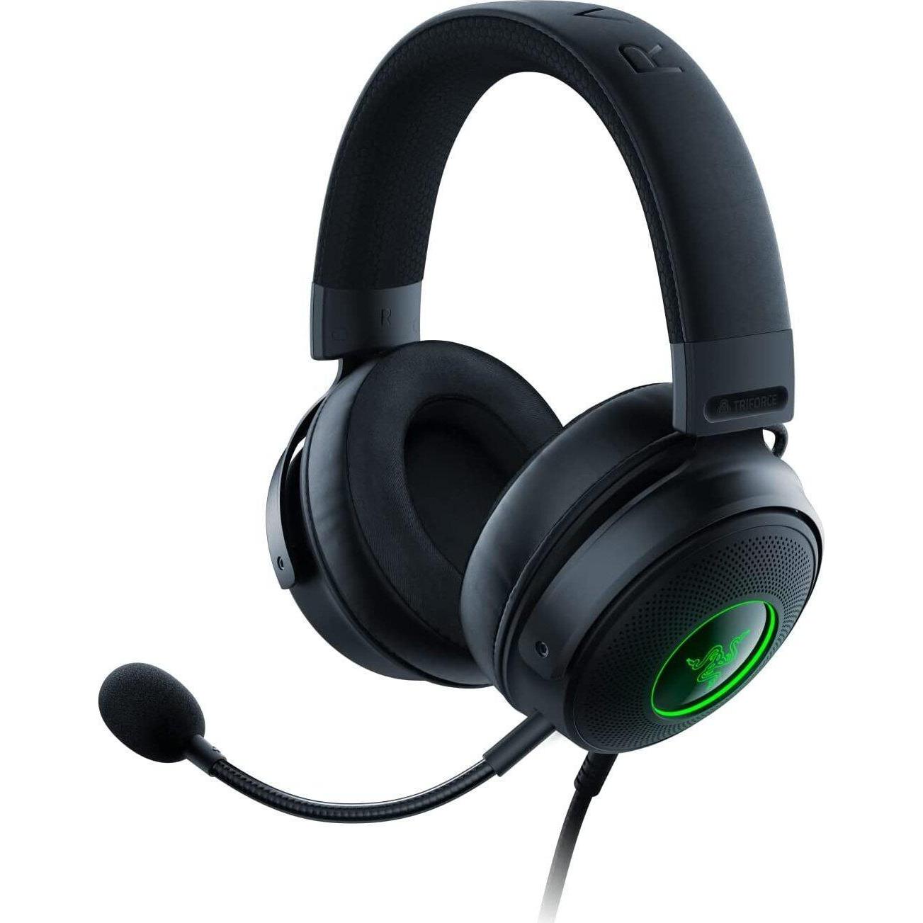 Razer Kraken V3 Hypersense (Kabelgebunden), Gaming Headset, Schwarz