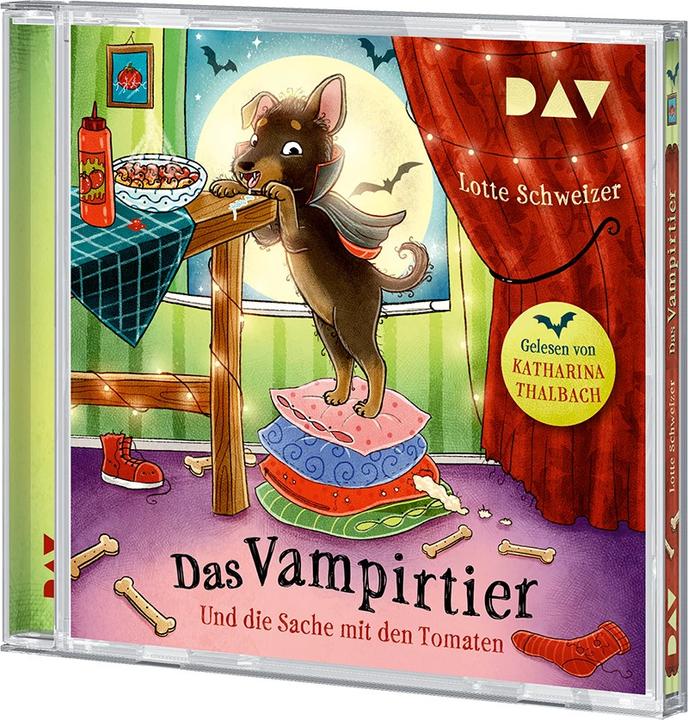 D.A.V. Das Vampirtier und die Sache mit den Tomaten (Lotte Schweizer, Deutsch)