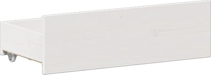 Actual product image vidaXL Solid wood bed Wooden bed Double bed Bed frame White 150x200cm Pine (150 x 200 cm)