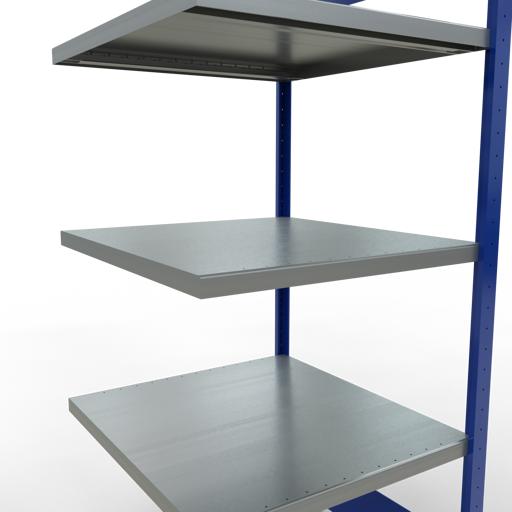 Actual product image Schulte Lagertechnik MULTIplus250 boltless add-on bay system with length bolts