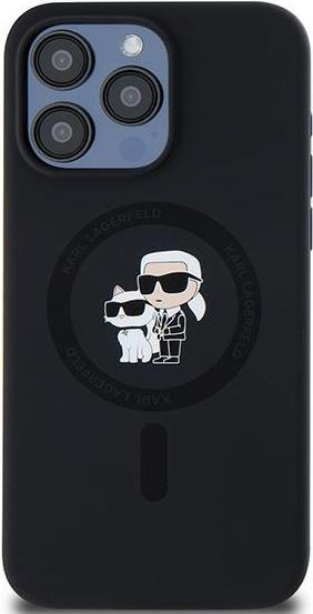 Immagine prodotto Karl Lagerfeld KLHMP15XSCMKCRHK Custodia rigida iPhone 15 Pro Max 6,7" in silicone Karl & Choupet (Apple iPhone 15 Pro Max)