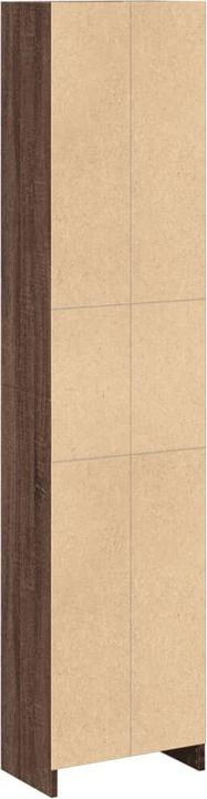 Produktbild vidaXL Bücherregal Regal Standregal Büroregal Aktenregal Braun Eichen-Optik (40 x 24 x 176 cm)