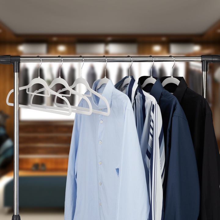 Actual product image Relaxdays Velvet Clothes Hanger Set (50 x)