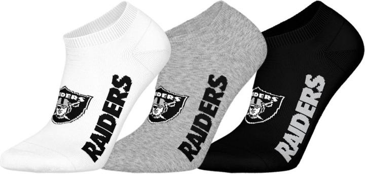 Image du produit Barefoot Las Vegas Raiders 3pk Sneaker Socks 35-38 (35 - 38)