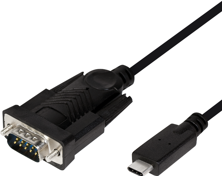 Actual product image LogiLink USB C to RS232 (1.20 m)